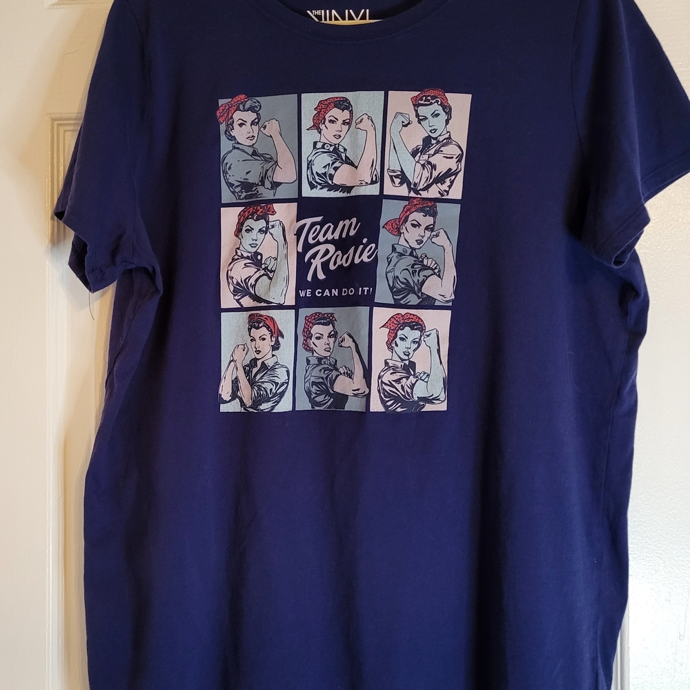 Team Rosie Navy Blue Graphic Tee